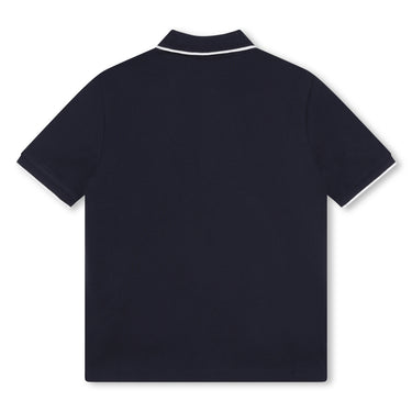 Playera Polo para niños y adolescentes azul Boss